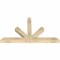 Ekena Millwork Saratoga Rough Sawn Timber Gable Bracket, Douglas Fir, 60"W x 35"H x 4"D x 4"F, 14/12 Pitch GBW060X35X0404SAR00RDF - alternate 2